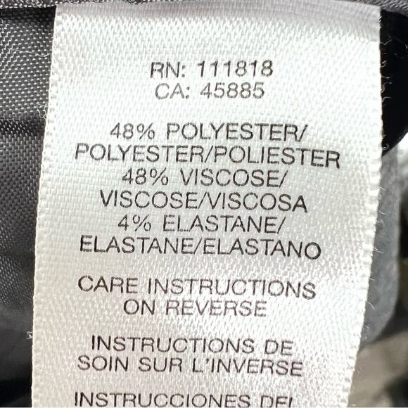 Michael Kors gray straight leg business casual dress pants size 2 B128 - Picture 3 of 4